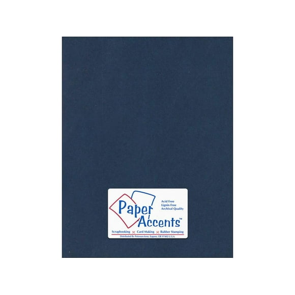 ADP8511-25 98 CDSTK Lisse 8 5X11 80LB 25PC PK Bleu Marine