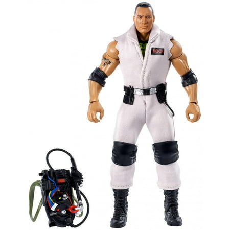 WWE Ghostbusters The Rock Elite Collection Action (Best Of The Rock Wwe)