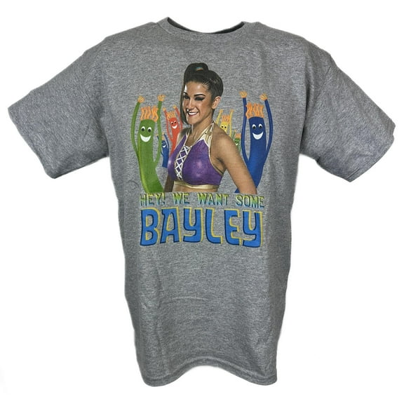 We Want Some Bayley Superstar Youth Kids Grey T-shirt
