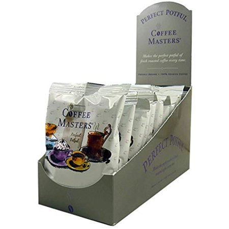 Coffee Masters Perfect Potful Almond Amaretto Ground Coffee  1.5-Ounce Packets (Pack Of 12)