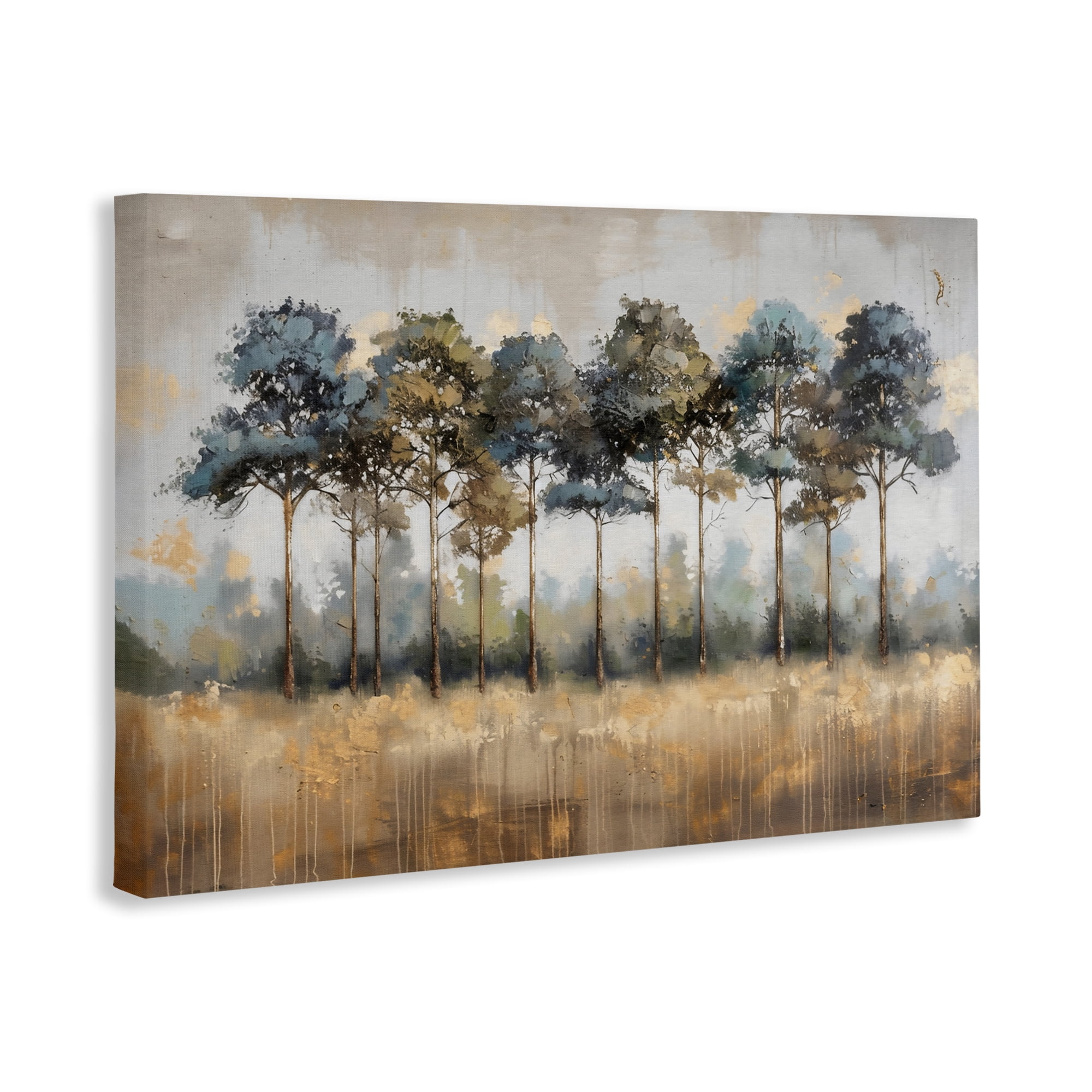 Stupell Industries Green & Blue Forest Grove Canvas Wall Art, design by Creative Studio