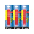 thumbnail image 1 of Pilot Gel Ink Refills For Frixion Erasable Gel Ink Pen, Fine Point, Red Ink, Total Of 9(77332), 1 of 1