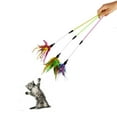 thumbnail image 6 of Interactive Cat Toys Cat Wand Toy Wand Toy Cat Toys Interactive Cats Cat Toys Interactive for Indoor Cats to Chase and Exercise Interactive Feather Toy for Teaser Play and Chase Exercise with Kitten, 6 of 7