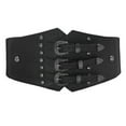 thumbnail image 2 of Womens Elastic Waist Belt Versatile Stretch Girdle for Fashion Dresses and Casual Wear, 2 of 8