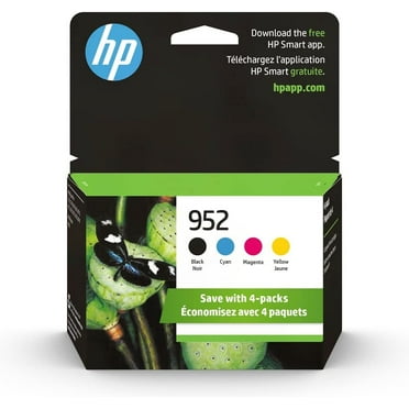 Genuine HP 952 Cyan, Magenta, Yellow Ink Cartridge 3-Pack (N9K27AN) - Expires 2026/2027