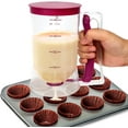 thumbnail image 5 of Distributeur de Pâte à Crêpes Outil de Cuisson Tasse à Mesurer de Pâte Cuisine Outil Crêpe Pâte Manuel Distributeur Facile à Utiliser et Nettoyer Convient pour Gaufres Muffins Gâteaux et Crêpes, 5 of 5
