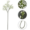 thumbnail image 3 of Wosthever 10 Uds. Amplia gama de usos flores artificiales para bodas y decoración del hogar ramo blanco Type3 NO3, 3 of 6