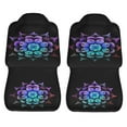 thumbnail image 5 of KAKALAD Teal And Purple Mandala 02 Car Seat Covers Set Vehicle Front Seats Protector 2 Pcs, 5 of 9