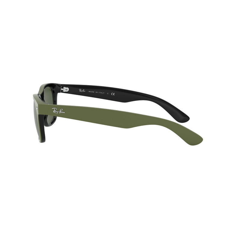 Detecteerbaar Productief Prediken Ray-Ban sunglasses RB2132 New Wayfarer (646531) rubber military green on black with g-15 green lenses, 55mm - Walmart.com Detecteerbaar Productief Prediken Ray-Ban sunglasses RB2132 New Wayfarer (646531) rubber military green on black with g-15 green lenses, 55mm - Walmart.com
