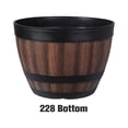 thumbnail image 4 of fastboy Imitation Barrels Flowerpot Household Gardening Container Scene Layout Indoor Planter Round Bucket Backyard Adornment type1, 4 of 9