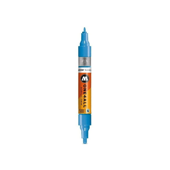 Marcador Acrílico Molotow Grey Blue Light 1.5 Mm/4 Mm Twin multicolor