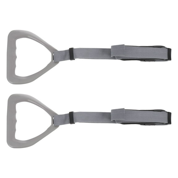 SWETRACE 2Pcs Gymnastic Rings for Men and Women Gym Equipment 31.9x5.3in Grey