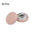 thumbnail image 3 of Uxcell 30pcs 18L Fabric Cloth Covered Button 11.5mm Metal Shank Round Sewing Buttons for Suits Dress Blouses, Pink, 3 of 5