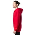 thumbnail image 2 of Hanes Ultimate Men's Full-Zip Heavyweight Fleece Hoodie Deep Red L, 2 of 4