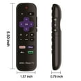 thumbnail image 6 of OEM Replacement Remote Control Compatible with All ONN. Roku TV Smart 4K Ultra HDTV 【Only Works with Onn. Roku TV, Not for Roku Stick and Roku Box】 (Netflix/Disney Plus/Apple TV+ / Hulu), 6 of 8