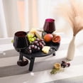 thumbnail image 4 of Thyme & Table 4-Pack Angled Wine Glass Set, Purple, 4 of 4