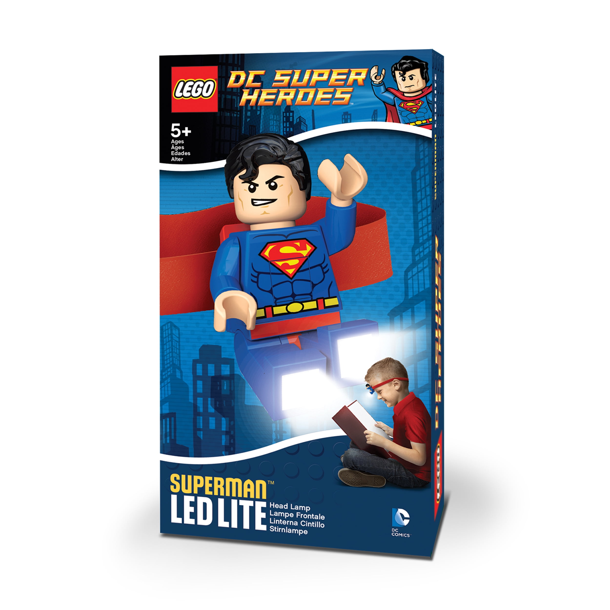LEGO - DC Super Hero Superman Head Lamp - Walmart.com
