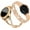Rose Gold, variant on Compatible for Samsung Galaxy watch 7/6/5/4 40mm 44mm/ Galaxy Watch FE 2024/Watch 3 41mm/ Watch 42mm/Active 2 Band, 2 Pack 20mm Women Jewelry Bling Metal Replacement Strap