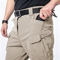 thumbnail image 3 of Men 6 Pocket Cargo Work Pants Durable Regular Fit Breathable Outdoor Utility Trousers S-XXL, 3 of 9