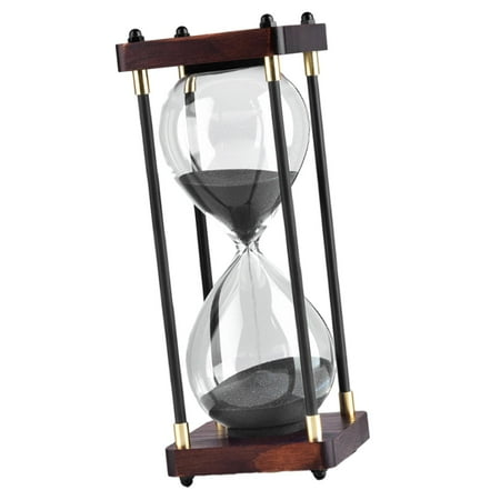 

Sand Timer Multipurpose 30 Minute Hourglass Living Room Classroom Closet black
