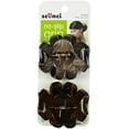 thumbnail image 2 of Scunci by Conair jaw claw clips - hair accessories for women - claw clips for thick hair - Brown/Nacar, 2 of 2