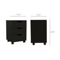 thumbnail image 6 of RST Brands Lindon MDF 3-Drawer Filing Cabinet in Black Veneer, 6 of 6