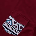 thumbnail image 6 of TKKCS Mens Short Sleeve T-Shirt with Print Pocket- Breathable Lightweight Summer Casual Pullover Crew Neck Tees Red Size 3XL, 6 of 7