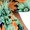Green, variant on Levmjia Casual Dresses For Women Summer V Neck Floral Loose Fit Short Sleeve Cotton Comfortable Beach Vacation Multiple Colors Available