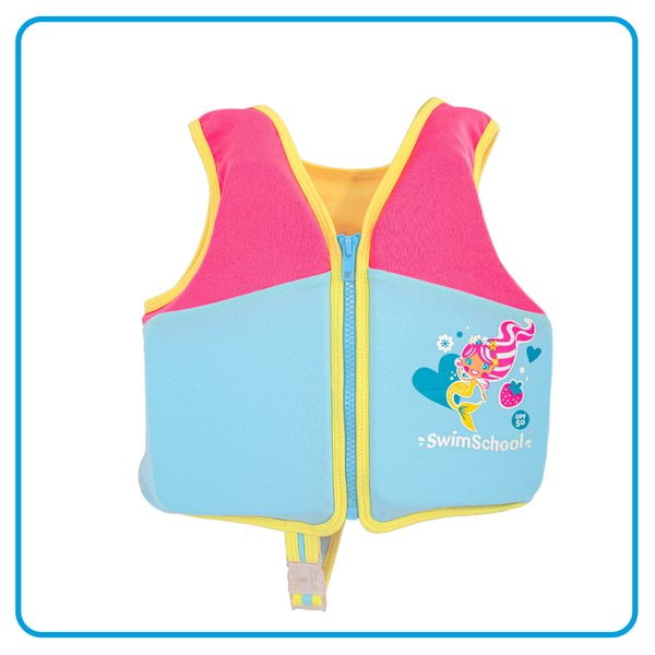Swim School Youth Swim Training Vest Mermaid, Ages 4-6 Years