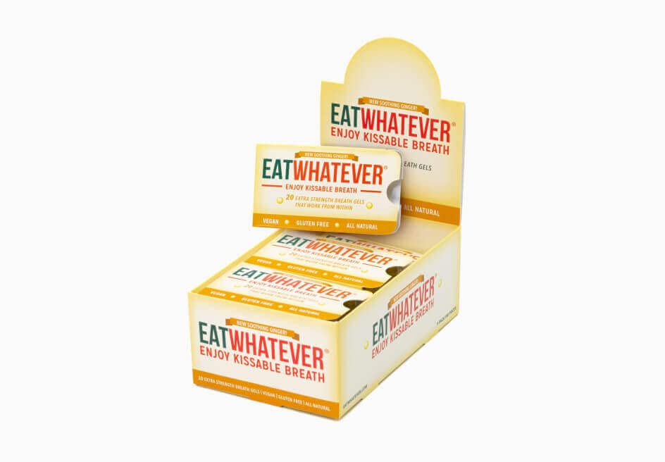 EatwhateverÂ® Ginger Gel Flavored AllNatural GlutenFree Vegan Breath