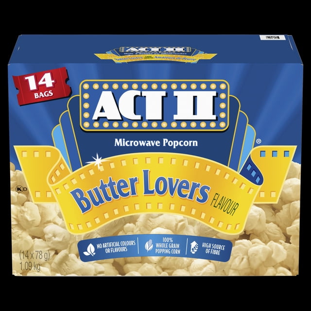 Actii 14s Gourmet Maïs Éclaté pour Micro-Ondes - Saveur pour Amateurs de Beurre