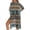 Geometric Navajo Ethnic Tribe, variant on Xoenoiee Stained Glass Pattern Women Swimsuit Coverup Lightweight Kimono Cardigan Bathing Suit Cover Up Open Front Swimwear Beach Vacation Outfits