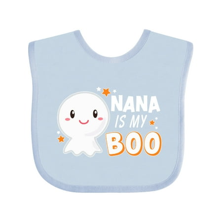 

Inktastic Nana is my Boo with Cute Ghost Gift Baby Boy or Baby Girl Bib