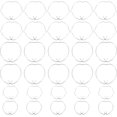 thumbnail image 1 of 30PCS Retaining Spring Rings Clasp for MR16 MR11 Diameter 35mm and 50mm LED Halogen Bulb Holders 2 Shapes 2 Sizes Bulb Fittings or Most Lamps, 1 of 7