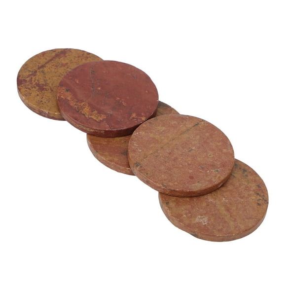 Guasha Board,5Pcs 50mm Bian Stone Scraping Massage Board Bian Stone Energy Tablet Innovative Solution