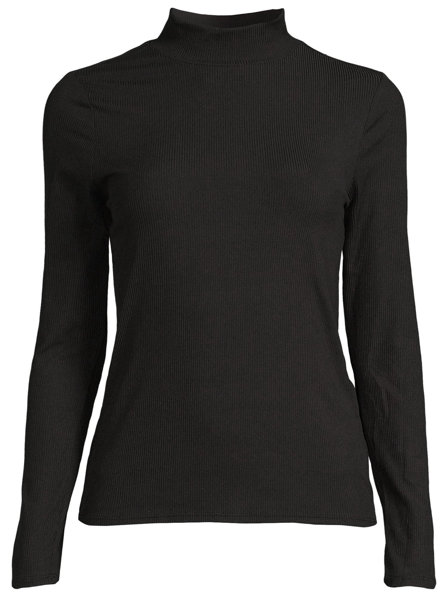 No Boundaries Women's Juniors Long Sleeve Mock Neck Top, Sizes XS-3XL