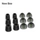 thumbnail image 1 of Puntas para los oídos de silicona con espuma viscoelástica que aíslan el ruido cómodas para los auriculares internos (negro), 1 of 7