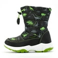 thumbnail image 3 of Nova Mountain Boys Girls Little Kids Winter Snow Boots NF-NFWB102-GreenDino-8, 3 of 6