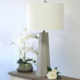 thumbnail image 5 of Elegant Designs Concrete Table Lamp with Fabric Shade, 5 of 7