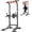 Black, variant on SogesPower 94.5"H Power Tower Pull Up Bar Station, 12 Adjustable Height Pull Up Bar Stand for Home Gym, Multi-Function Pull Up Dip Station Dip Bar Strength Training Fitness Equipment, 330LBS, Black