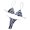Black White, variant on 2Pcs/Set Women Bikini Set Halter Lace-Up Sleeveless Bra Braided Rope Swimming Briefs Set Quick Drying Beachwear