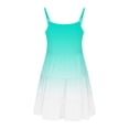 thumbnail image 5 of Eltusu Girls Casual Dresses, Beach Sleeveless Midi Dress Crew Neck Kids Clothes Mint Green Size 4-5 T, 5 of 6