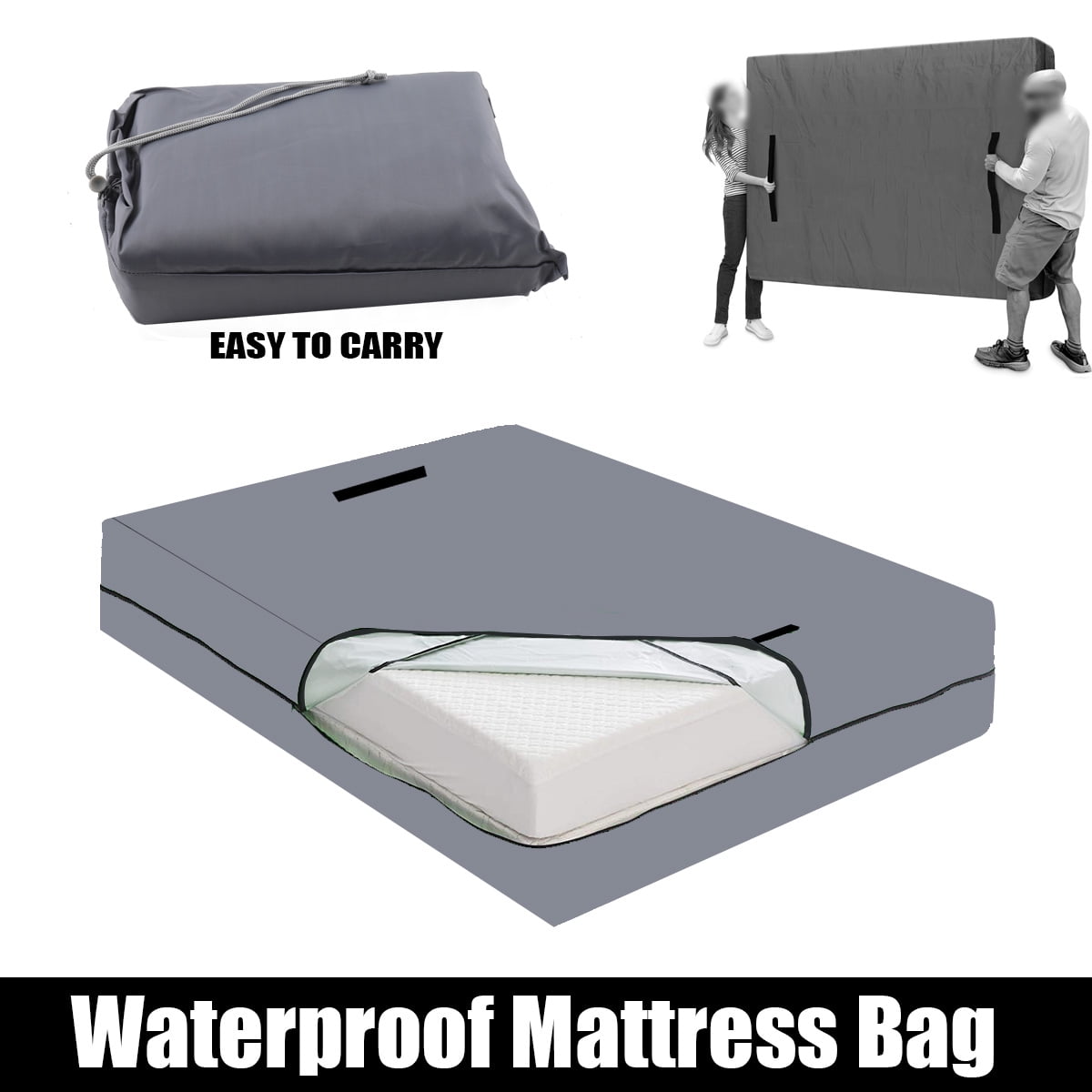 ECUTEE Queen Size Mattress Bag for Moving with Handles and Strong