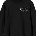 thumbnail image 3 of Coraline Some Things Are Not As They Seem Crew Neck Long Sleeve Black Adult Sweatshirt
-Small, 3 of 7