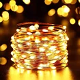 thumbnail image 2 of Cadena De Luces Led Solares Decoración Navideña 20m 8 Modos, 2 of 8