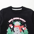 thumbnail image 4 of GYRATEDREAM Baby Boy Girl Christmas Sweatshirt Tops Toddler Halloween Outfit Long Sleeve Crewneck Pullover Sweater Shirt Fall Clothes for 2-7Y Black, 4 of 9