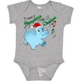 thumbnail image 3 of Inktastic I Want a Hippopotamus for Christmas Hippo in Santa Hat Boys or Girls Baby Bodysuit, 3 of 5