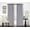 Silver, variant on All American Collection New Elegant Modern Contemporary Solid Faux Silk Window Treatment Curtain (54" x 84", Silver Panel)