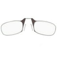 thumbnail image 2 of Gafas de lectura con bloqueo de luz azul, gafas sin brazos, gafas con clip para la nariz para ancianos unisex(+150 marrón), 2 of 14