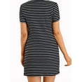 thumbnail image 3 of Lovito Casual Striped Contrast Collar Button Ribknit Dress, 3 of 5
